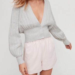 Thais (plunge front) cardigan size small